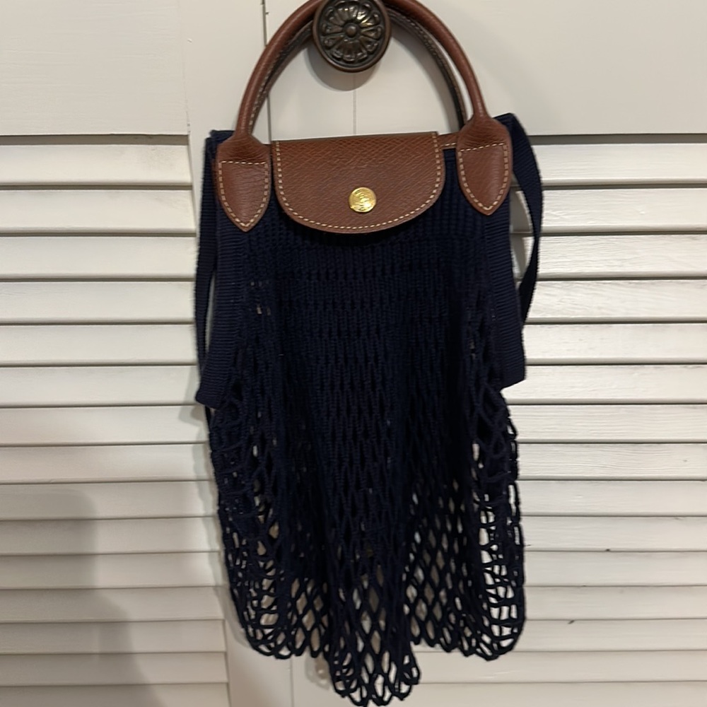Longchamp Le Pliage Filet Knit Bag